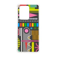 Pattern Geometric Abstract Colorful Arrow Line Circle Triangle Samsung Galaxy S20 Ultra 6 9 Inch Tpu Uv Case by Bangk1t