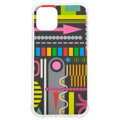 Pattern Geometric Abstract Colorful Arrow Line Circle Triangle Iphone 12/12 Pro Tpu Uv Print Case by Bangk1t