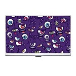 Eye Artwork Decor Eyes Pattern Purple Form Backgrounds Illustration Business Card Holder Front