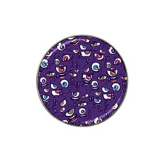 Eye Artwork Decor Eyes Pattern Purple Form Backgrounds Illustration Hat Clip Ball Marker (10 pack)