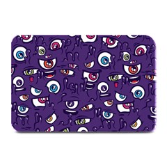 Eye Artwork Decor Eyes Pattern Purple Form Backgrounds Illustration Plate Mats