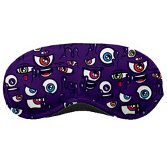 Eye Artwork Decor Eyes Pattern Purple Form Backgrounds Illustration Sleep Mask