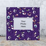 Eye Artwork Decor Eyes Pattern Purple Form Backgrounds Illustration White Box Photo Frame 4  x 6  Front