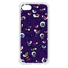 Eye Artwork Decor Eyes Pattern Purple Form Backgrounds Illustration iPhone SE