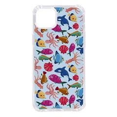 Sea Creature Themed Artwork Underwater Background Pictures Iphone 14 Plus Tpu Uv Print Case