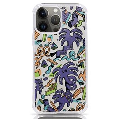 Purple Orange Green Blue Cartoon Iphone 13 Pro Max Tpu Uv Print Case