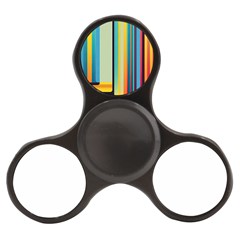 Colorful Rainbow Striped Pattern Stripes Background Finger Spinner by Bangk1t