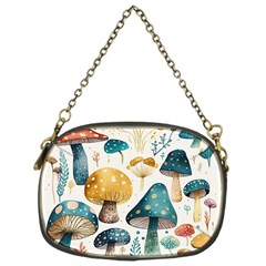 Mushroom Forest Fantasy Flower Nature Chain Purse (one Side) by Bangk1t