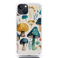 Mushroom Forest Fantasy Flower Nature Iphone 13 Tpu Uv Print Case by Bangk1t