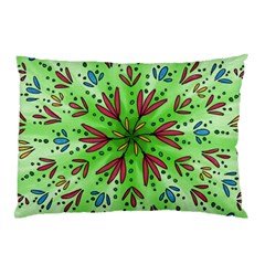 Flower Mandala Art Drawing Spring Background Pillow Case