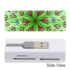 Flower Mandala Art Drawing Spring Background Memory Card Reader (stick) by Bangk1t