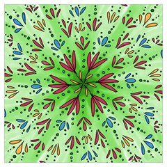 Flower Mandala Art Drawing Spring Background Lightweight Scarf  by Bangk1t