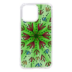 Flower Mandala Art Drawing Spring Background Iphone 14 Pro Max Tpu Uv Print Case