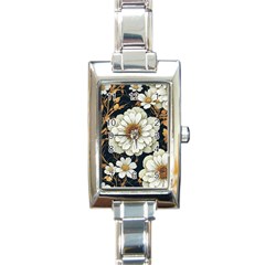 Fantasy People Mysticism Composing Fairytale Art Rectangle Italian Charm Watch by Bangk1t