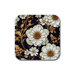 Fantasy People Mysticism Composing Fairytale Art Rubber Coaster (square) by Bangk1t