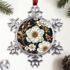 Fantasy People Mysticism Composing Fairytale Art Metal Large Snowflake Ornament by Bangk1t