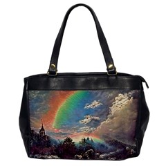 Abstract Art Psychedelic Arts Experimental Oversize Office Handbag by Bangk1t