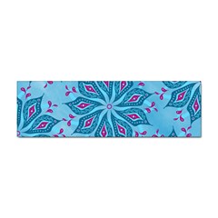 Flower Template Mandala Nature Blue Sketch Drawing Sticker (bumper) by Bangk1t