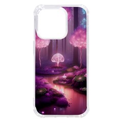 Trees Forest Landscape Nature Neon Iphone 14 Pro Tpu Uv Print Case