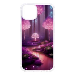 Trees Forest Landscape Nature Neon Iphone 13 Tpu Uv Print Case