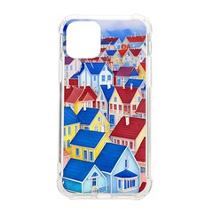 City Houses Cute Drawing Landscape Village Iphone 11 Pro 5 8 Inch Tpu Uv Print Case by Bangk1t