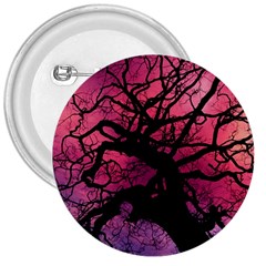 Trees Silhouette Sky Clouds Sunset 3  Buttons by Bangk1t