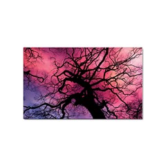 Trees Silhouette Sky Clouds Sunset Sticker (rectangular) by Bangk1t