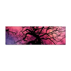 Trees Silhouette Sky Clouds Sunset Sticker (bumper) by Bangk1t