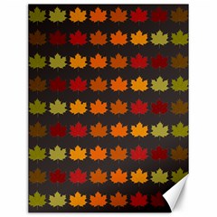 Autumn Fall Leaves Season Background Glitter Art Canvas 12  X 16  by Bangk1t