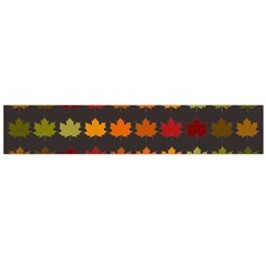 Autumn Fall Leaves Season Background Glitter Art Large Premium Plush Fleece Scarf  by Bangk1t