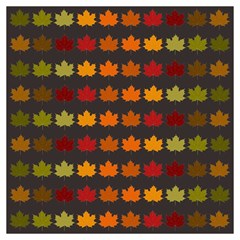 Autumn Fall Leaves Season Background Glitter Art Lightweight Scarf  by Bangk1t