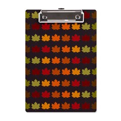 Autumn Fall Leaves Season Background Glitter Art A5 Acrylic Clipboard by Bangk1t