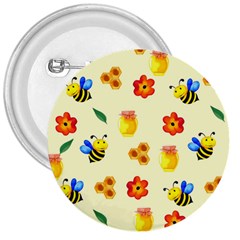 Seamless Background Honey Bee Wallpaper Texture 3  Buttons by Bangk1t