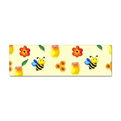 Seamless Background Honey Bee Wallpaper Texture Sticker Bumper (10 Pack) by Bangk1t