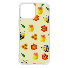 Seamless Background Honey Bee Wallpaper Texture Iphone 13 Pro Max Tpu Uv Print Case by Bangk1t