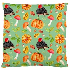 Autumn Seamless Background Leaves Wallpaper Texture Standard Premium Plush Fleece Cushion Case (one Side) by Bangk1t