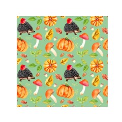 Autumn Seamless Background Leaves Wallpaper Texture Square Satin Scarf (30  X 30 ) by Bangk1t