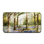 Trees Park Watercolor Lavender Flowers Foliage Medium Bar Mat 16 x8.5  Bar Mat