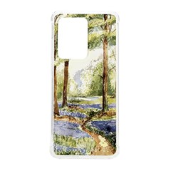 Trees Park Watercolor Lavender Flowers Foliage Samsung Galaxy S20 Ultra 6 9 Inch Tpu Uv Case by Bangk1t