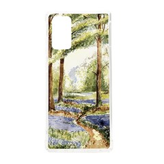 Trees Park Watercolor Lavender Flowers Foliage Samsung Galaxy Note 20 Tpu Uv Case by Bangk1t