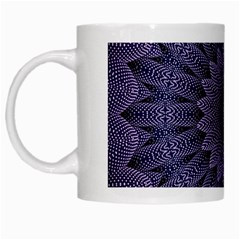 Shape Geometric Symmetrical Symmetry Wallpaper White Mug by Bangk1t