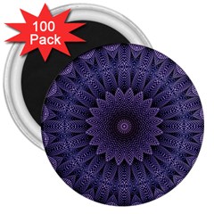 Shape Geometric Symmetrical Symmetry Wallpaper 3  Magnets (100 Pack) by Bangk1t