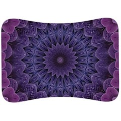 Shape Geometric Symmetrical Symmetry Wallpaper Velour Seat Head Rest Cushion by Bangk1t