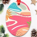 Vector Art At Vecteezy Aesthetic Abstract Oval Ornament (Two Sides) Front