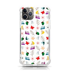 Snail Butterfly Pattern Seamless Iphone 11 Pro 5 8 Inch Tpu Uv Print Case by Amaryn4rt