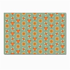 Floral Pattern Postcard 4 x 6  (pkg Of 10) by Amaryn4rt