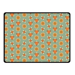 Floral Pattern Two Sides Fleece Blanket (small) by Amaryn4rt