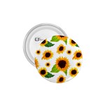 Sunflower Flower Seamless 1.75  Buttons Front