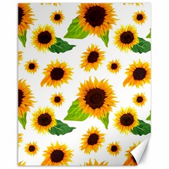 Sunflower Flower Seamless Canvas 16  X 20  by Amaryn4rt