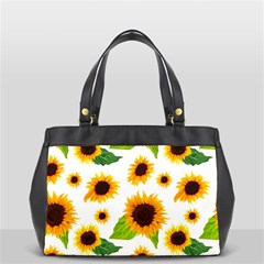 Sunflower Flower Seamless Oversize Office Handbag (2 Sides) by Amaryn4rt